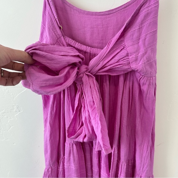 L Space Santorini Dress In Jewel Revolve X Small Maxi Sleeveless Tie Back NEW - Picture 7 of 13